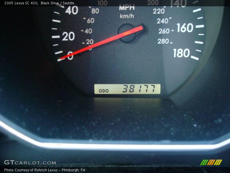 Black Onyx / Saddle 2005 Lexus SC 430