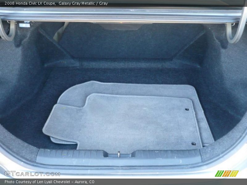 Galaxy Gray Metallic / Gray 2008 Honda Civic LX Coupe