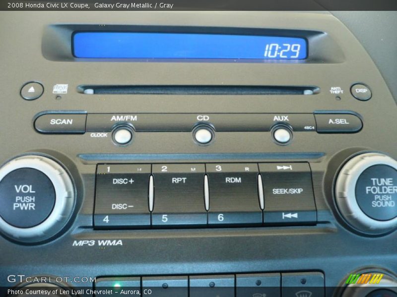 Galaxy Gray Metallic / Gray 2008 Honda Civic LX Coupe