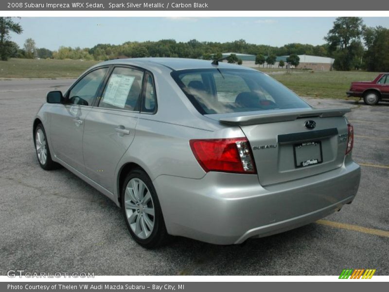Spark Silver Metallic / Carbon Black 2008 Subaru Impreza WRX Sedan
