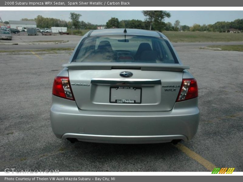 Spark Silver Metallic / Carbon Black 2008 Subaru Impreza WRX Sedan