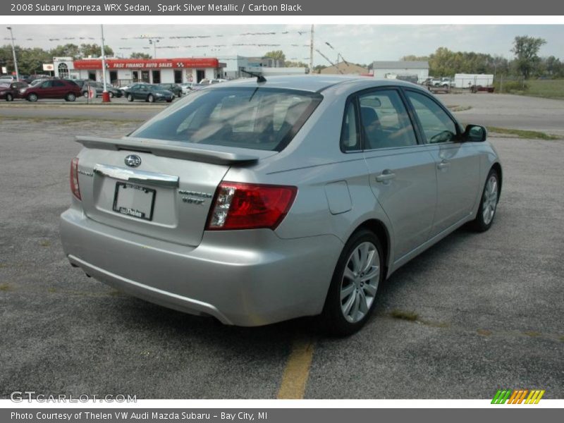 Spark Silver Metallic / Carbon Black 2008 Subaru Impreza WRX Sedan