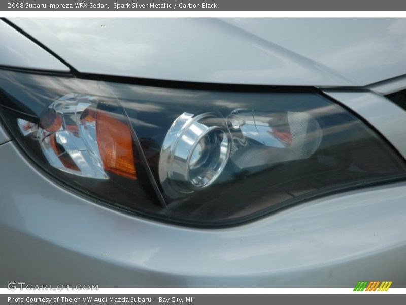 Spark Silver Metallic / Carbon Black 2008 Subaru Impreza WRX Sedan