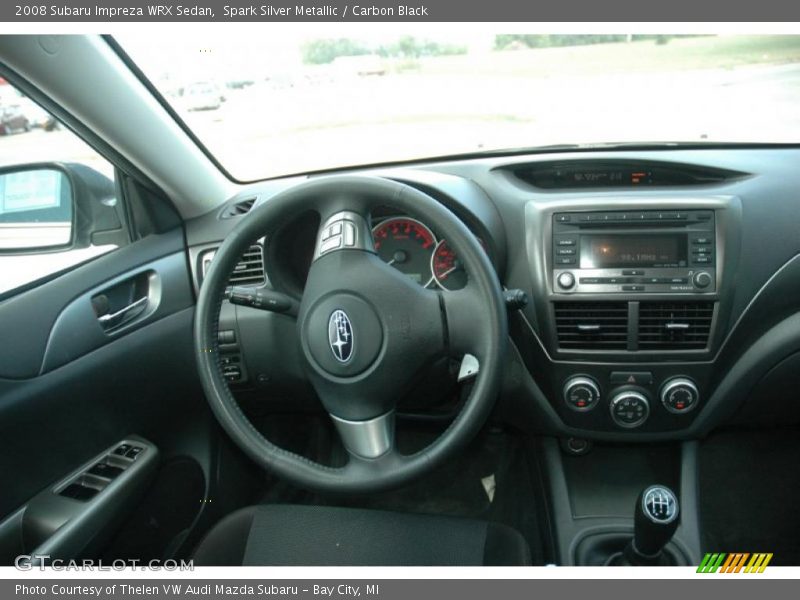 Spark Silver Metallic / Carbon Black 2008 Subaru Impreza WRX Sedan