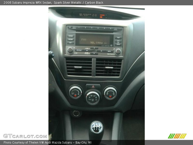 Spark Silver Metallic / Carbon Black 2008 Subaru Impreza WRX Sedan