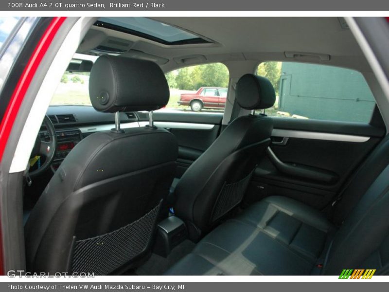 Brilliant Red / Black 2008 Audi A4 2.0T quattro Sedan