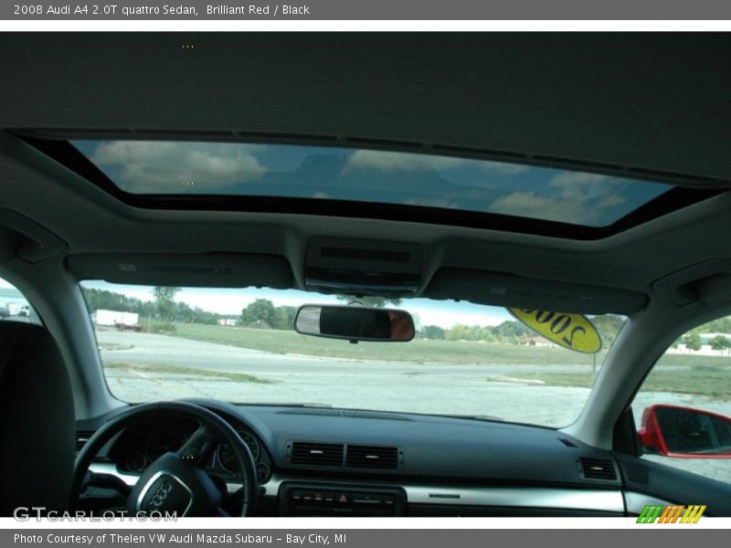 Brilliant Red / Black 2008 Audi A4 2.0T quattro Sedan