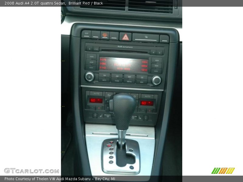 Brilliant Red / Black 2008 Audi A4 2.0T quattro Sedan