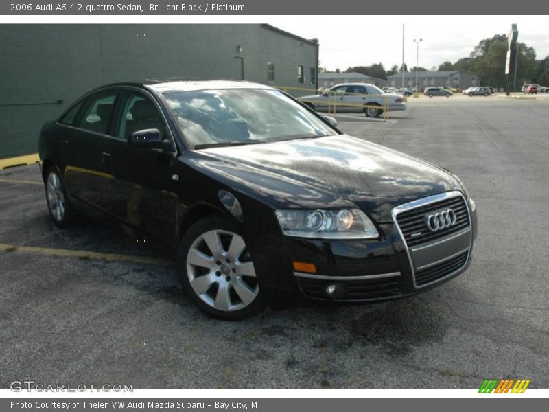 Brilliant Black / Platinum 2006 Audi A6 4.2 quattro Sedan