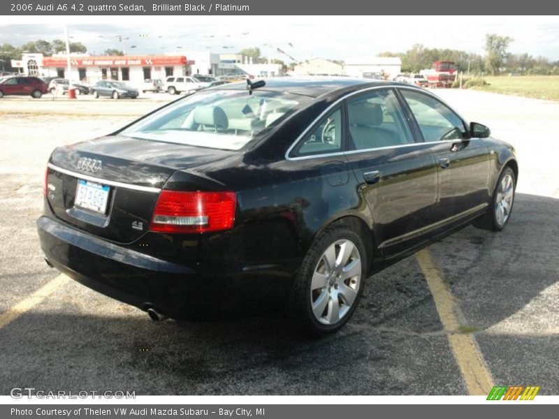 Brilliant Black / Platinum 2006 Audi A6 4.2 quattro Sedan