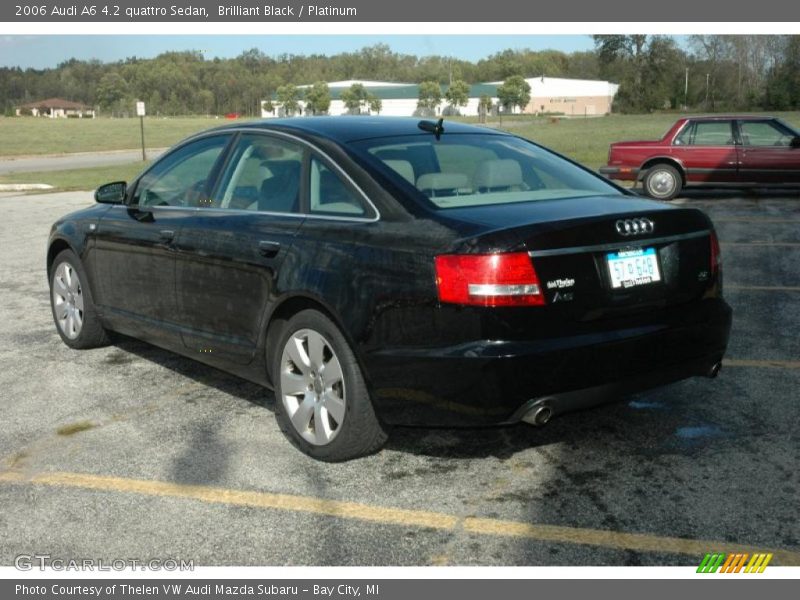 Brilliant Black / Platinum 2006 Audi A6 4.2 quattro Sedan