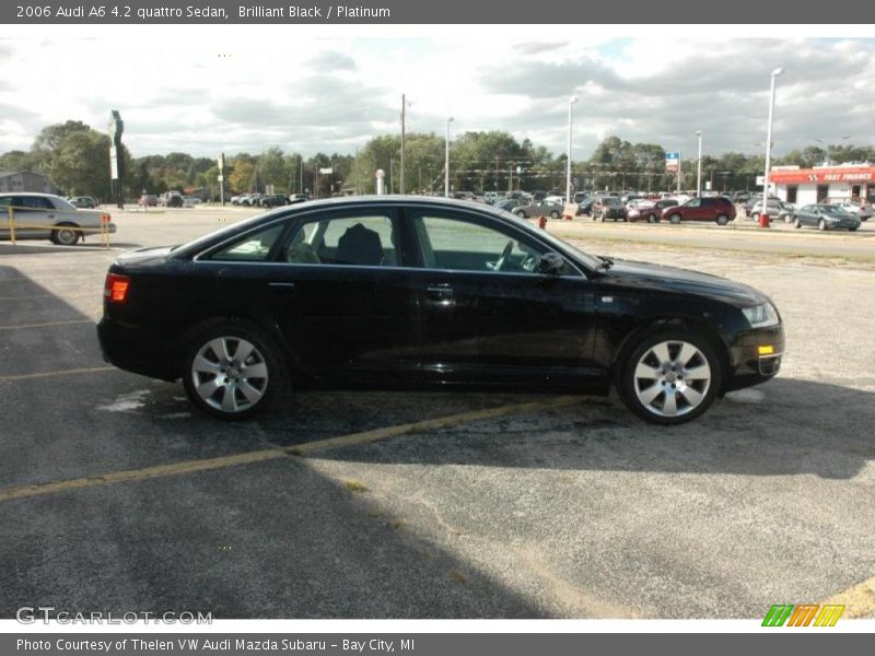 Brilliant Black / Platinum 2006 Audi A6 4.2 quattro Sedan