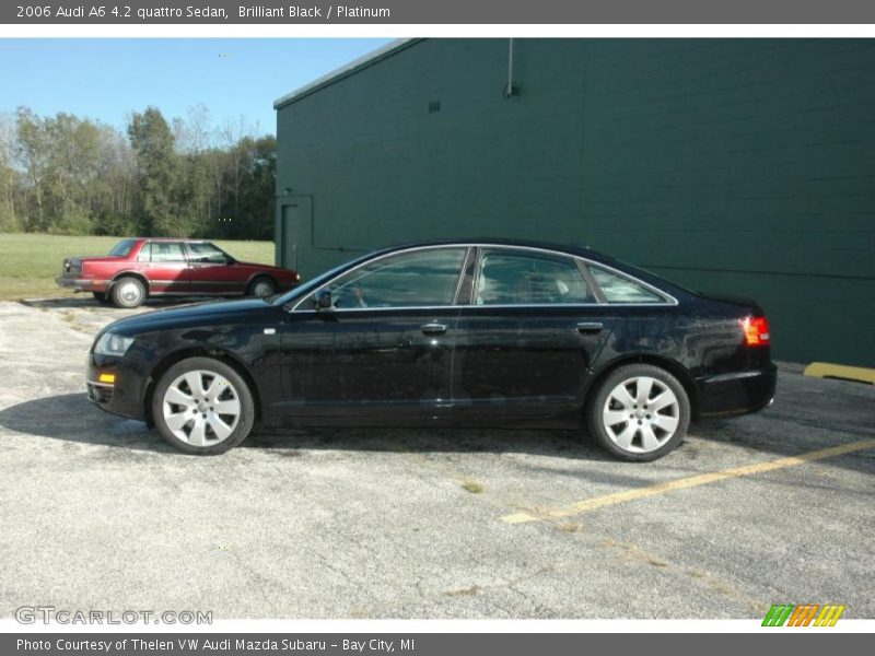 Brilliant Black / Platinum 2006 Audi A6 4.2 quattro Sedan
