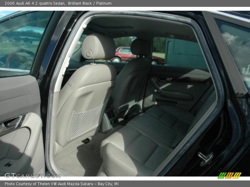 Brilliant Black / Platinum 2006 Audi A6 4.2 quattro Sedan