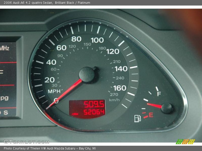 Brilliant Black / Platinum 2006 Audi A6 4.2 quattro Sedan