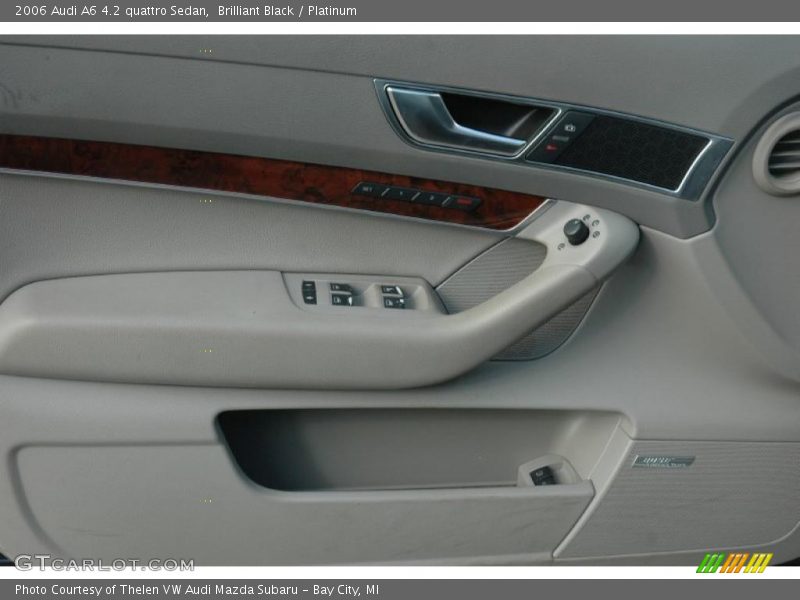 Brilliant Black / Platinum 2006 Audi A6 4.2 quattro Sedan