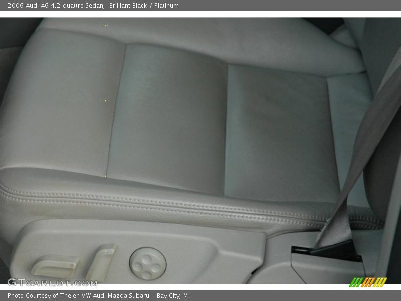 Brilliant Black / Platinum 2006 Audi A6 4.2 quattro Sedan