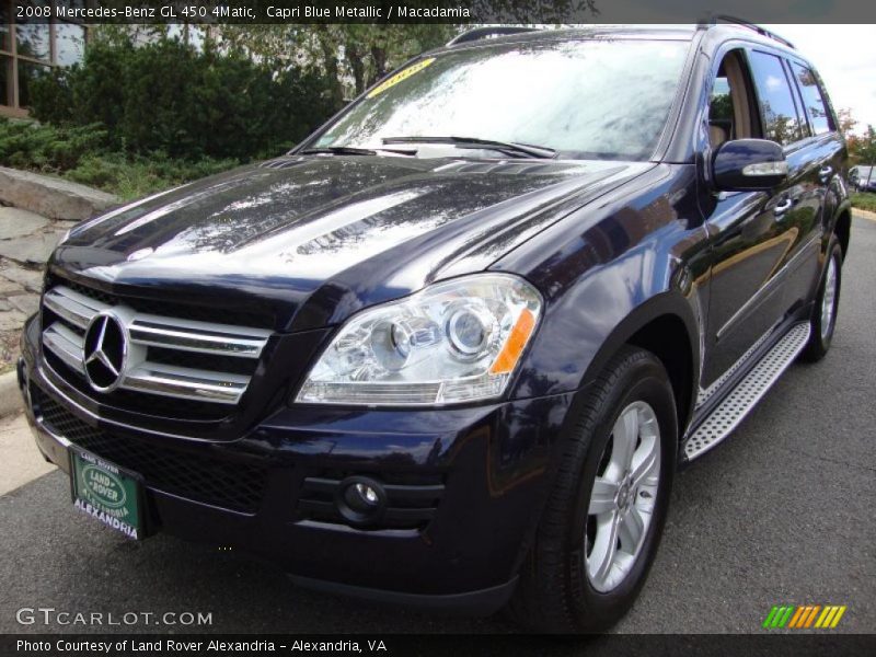 Capri Blue Metallic / Macadamia 2008 Mercedes-Benz GL 450 4Matic