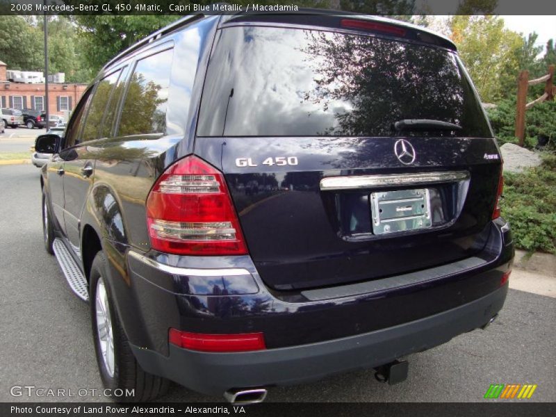 Capri Blue Metallic / Macadamia 2008 Mercedes-Benz GL 450 4Matic