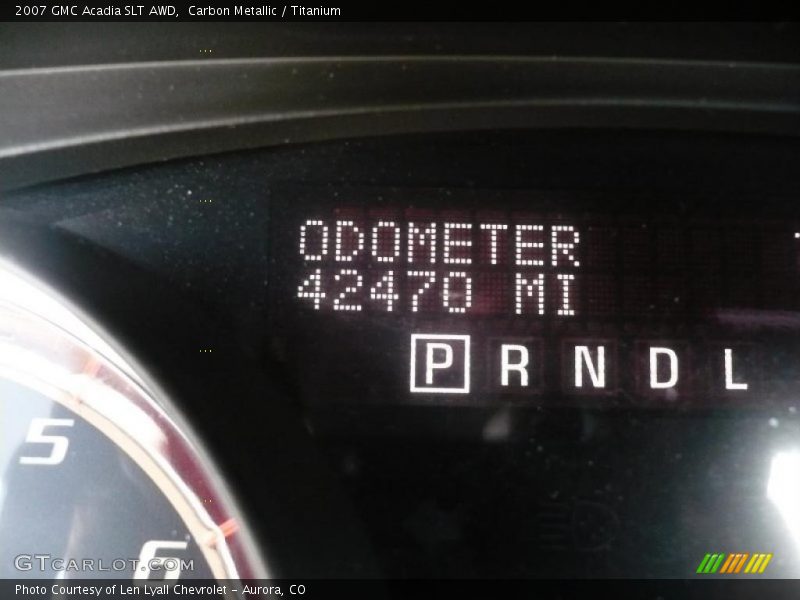 Carbon Metallic / Titanium 2007 GMC Acadia SLT AWD