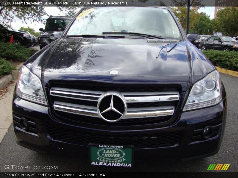 Capri Blue Metallic / Macadamia 2008 Mercedes-Benz GL 450 4Matic