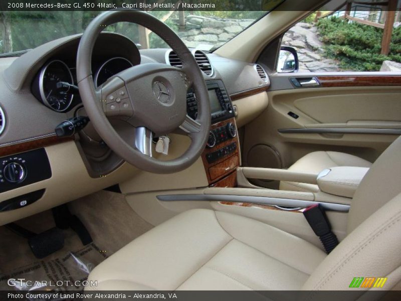 Capri Blue Metallic / Macadamia 2008 Mercedes-Benz GL 450 4Matic