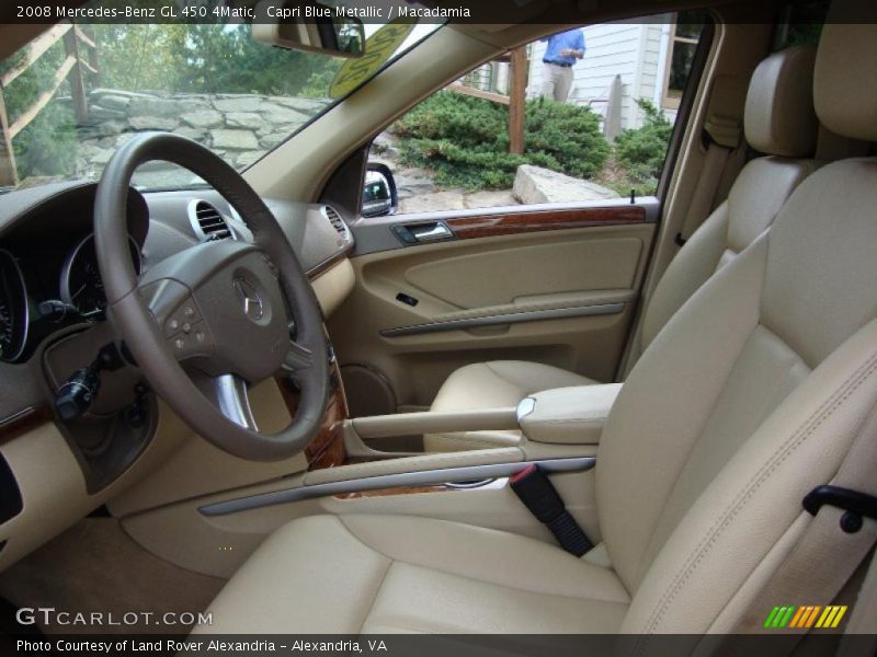 Capri Blue Metallic / Macadamia 2008 Mercedes-Benz GL 450 4Matic