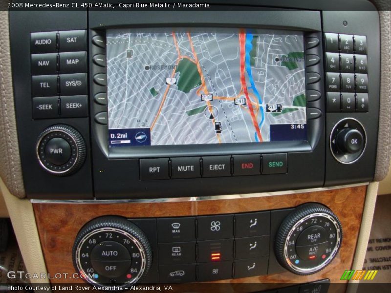 Capri Blue Metallic / Macadamia 2008 Mercedes-Benz GL 450 4Matic