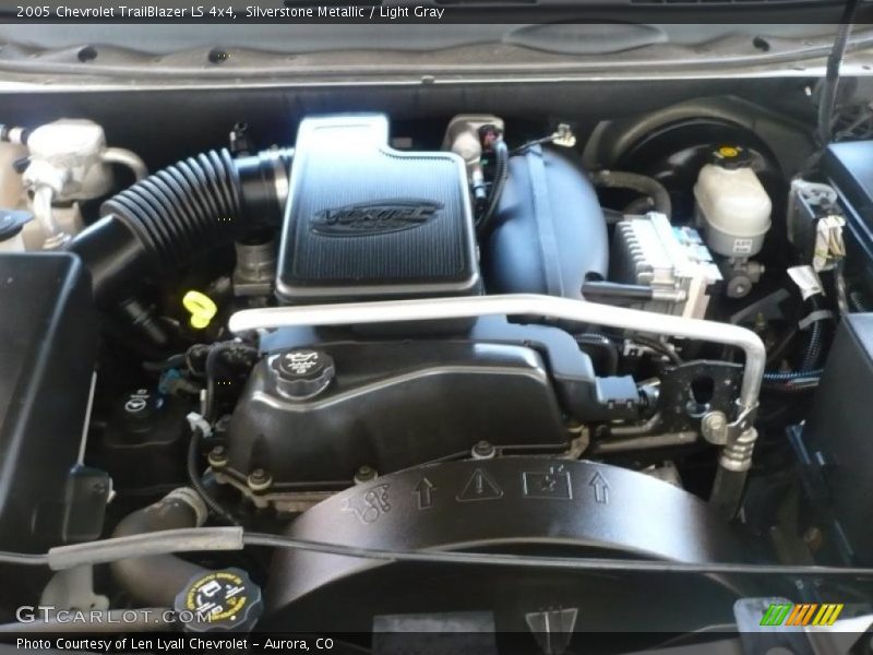 Silverstone Metallic / Light Gray 2005 Chevrolet TrailBlazer LS 4x4