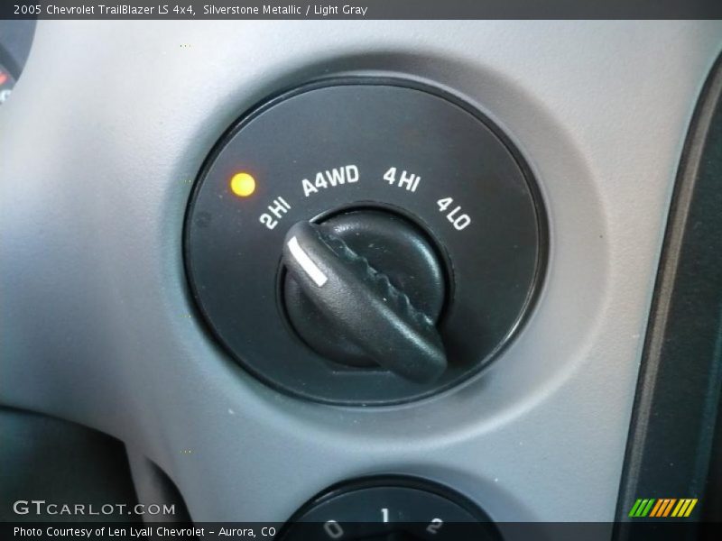 Silverstone Metallic / Light Gray 2005 Chevrolet TrailBlazer LS 4x4