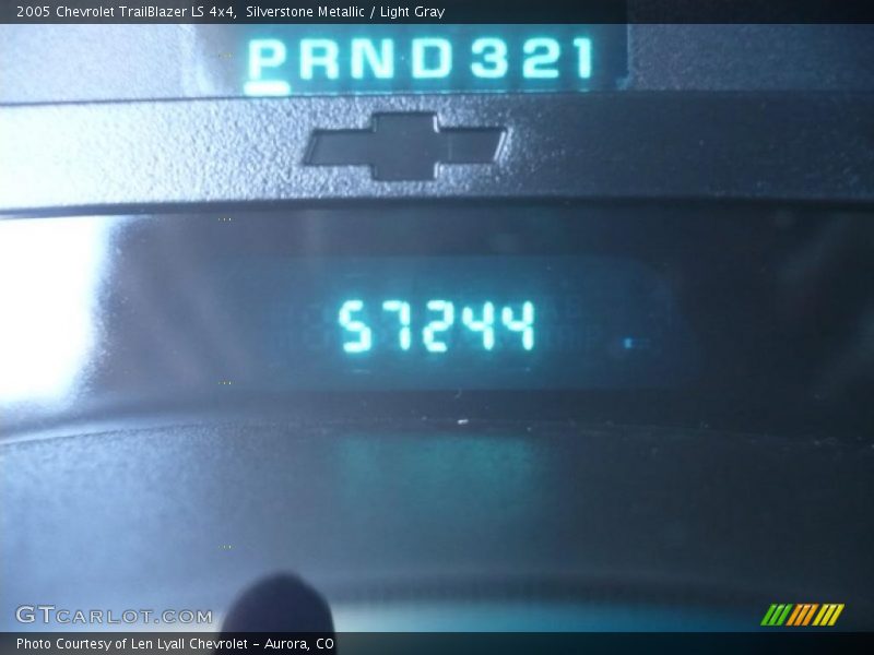 Silverstone Metallic / Light Gray 2005 Chevrolet TrailBlazer LS 4x4