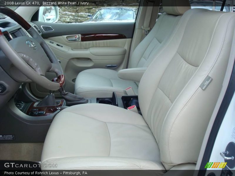 Blizzard White Pearl / Ivory 2008 Lexus GX 470