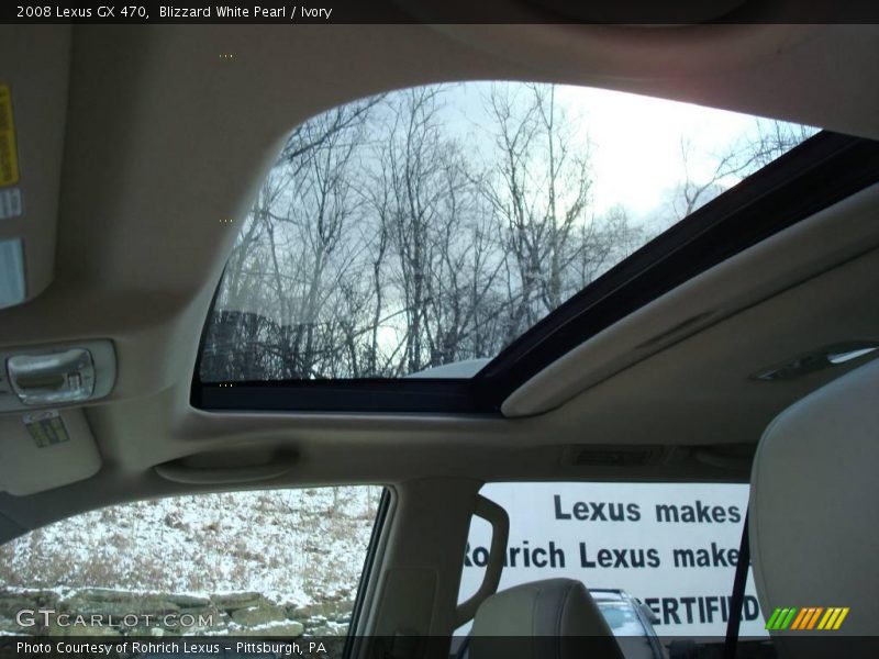Blizzard White Pearl / Ivory 2008 Lexus GX 470