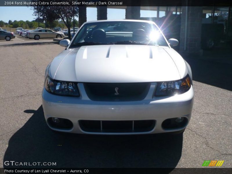 Silver Metallic / Dark Charcoal 2004 Ford Mustang Cobra Convertible