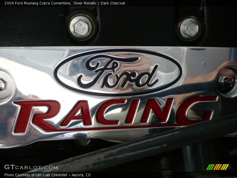 Silver Metallic / Dark Charcoal 2004 Ford Mustang Cobra Convertible