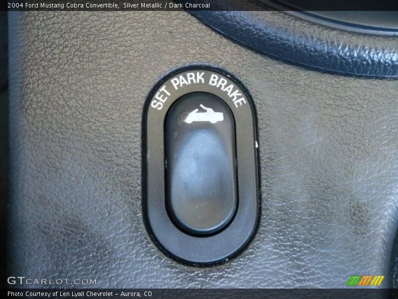 Silver Metallic / Dark Charcoal 2004 Ford Mustang Cobra Convertible