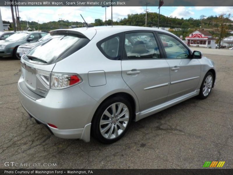 Spark Silver Metallic / Carbon Black 2008 Subaru Impreza WRX Wagon