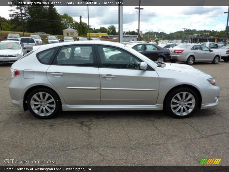 Spark Silver Metallic / Carbon Black 2008 Subaru Impreza WRX Wagon