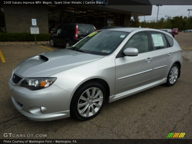 Spark Silver Metallic / Carbon Black 2008 Subaru Impreza WRX Wagon