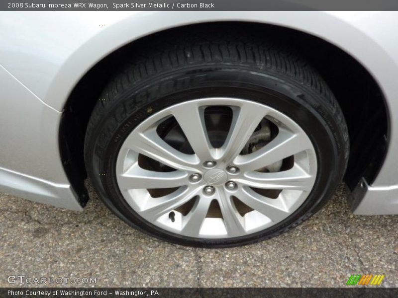 Spark Silver Metallic / Carbon Black 2008 Subaru Impreza WRX Wagon