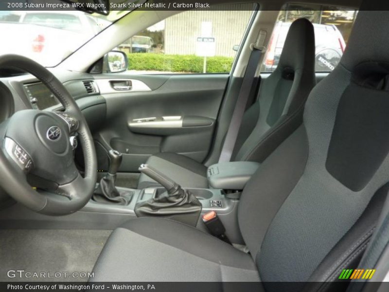 Spark Silver Metallic / Carbon Black 2008 Subaru Impreza WRX Wagon