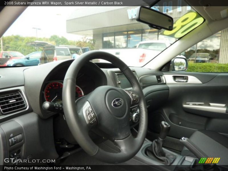 Spark Silver Metallic / Carbon Black 2008 Subaru Impreza WRX Wagon