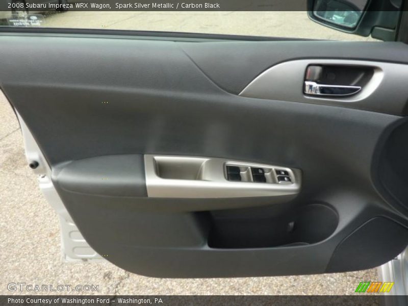 Spark Silver Metallic / Carbon Black 2008 Subaru Impreza WRX Wagon