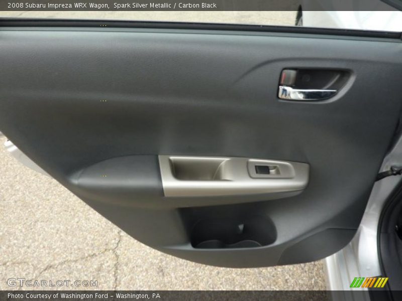 Spark Silver Metallic / Carbon Black 2008 Subaru Impreza WRX Wagon