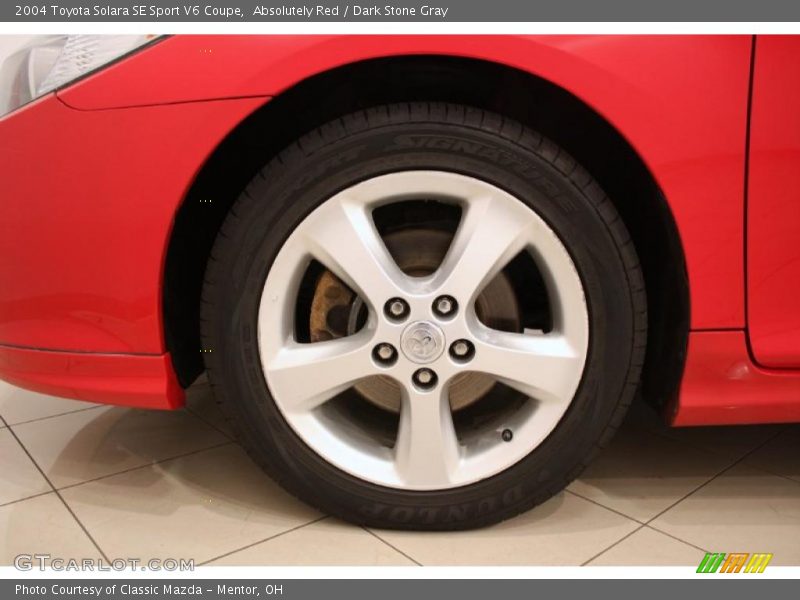 Absolutely Red / Dark Stone Gray 2004 Toyota Solara SE Sport V6 Coupe