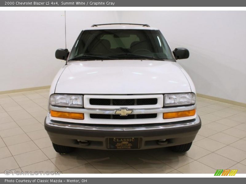 Summit White / Graphite Gray 2000 Chevrolet Blazer LS 4x4