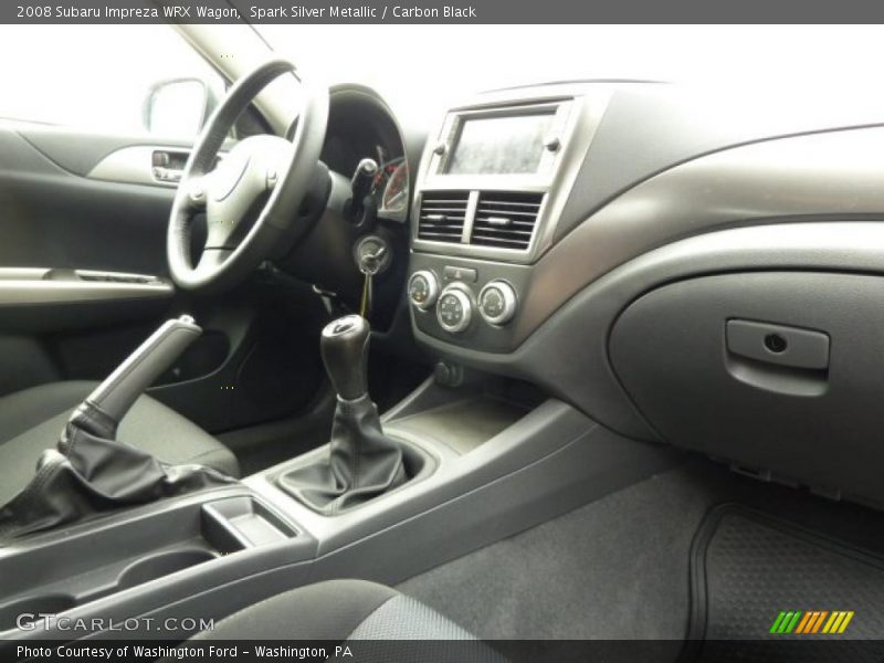 Spark Silver Metallic / Carbon Black 2008 Subaru Impreza WRX Wagon