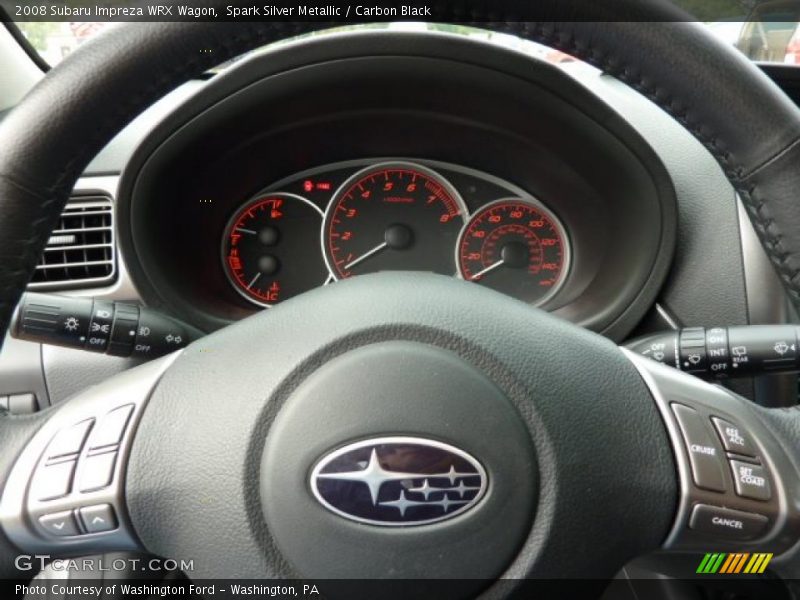 Spark Silver Metallic / Carbon Black 2008 Subaru Impreza WRX Wagon