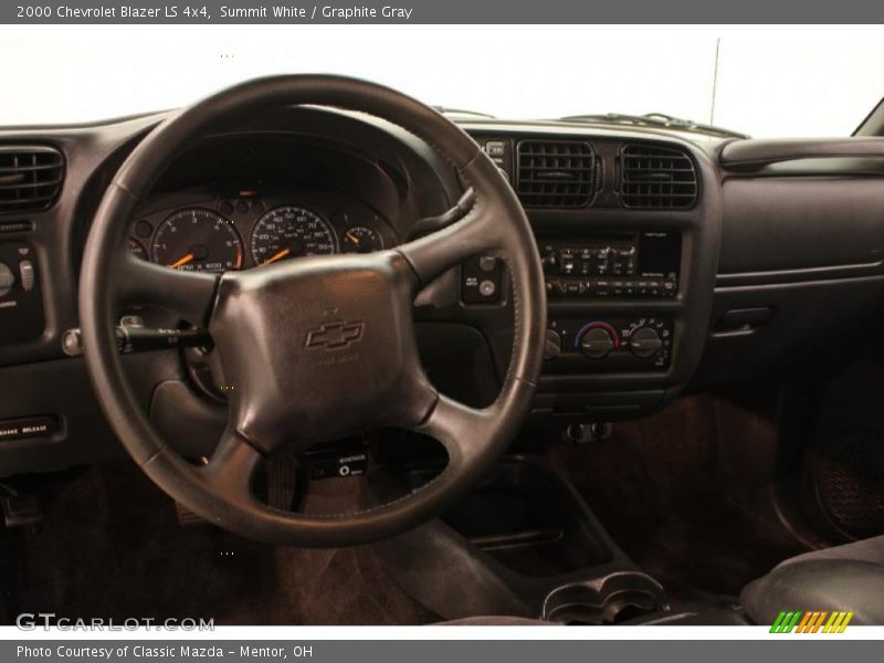 Summit White / Graphite Gray 2000 Chevrolet Blazer LS 4x4