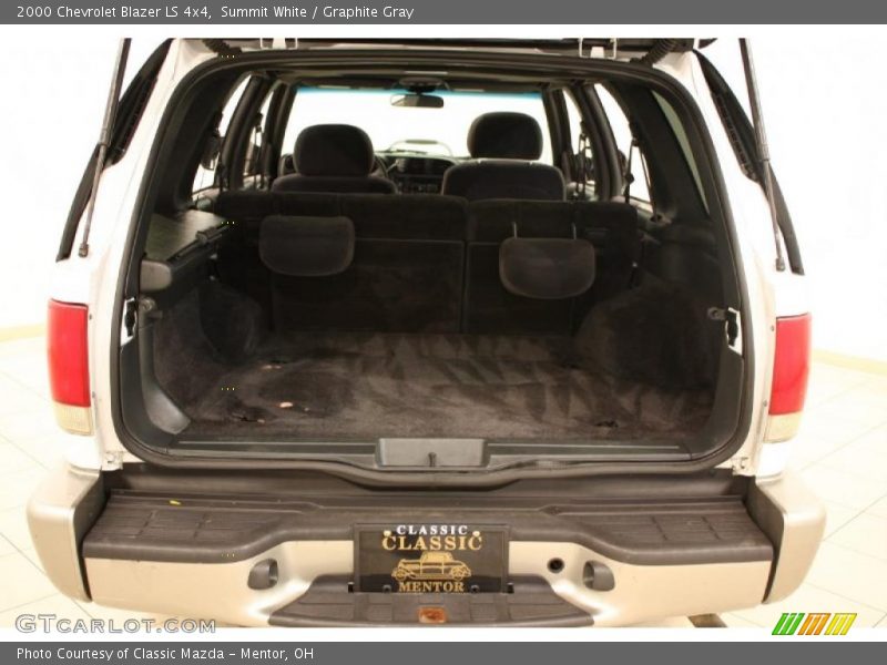Summit White / Graphite Gray 2000 Chevrolet Blazer LS 4x4